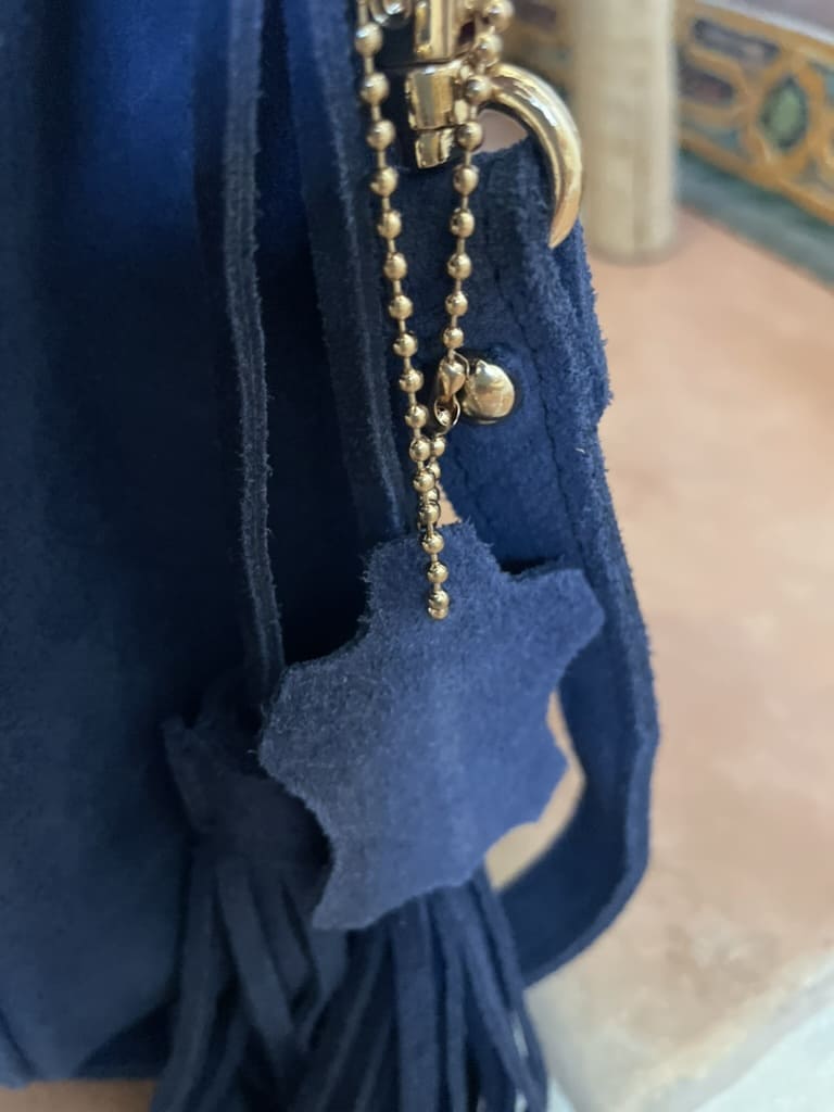 Sac Maya - En cuir Bleu