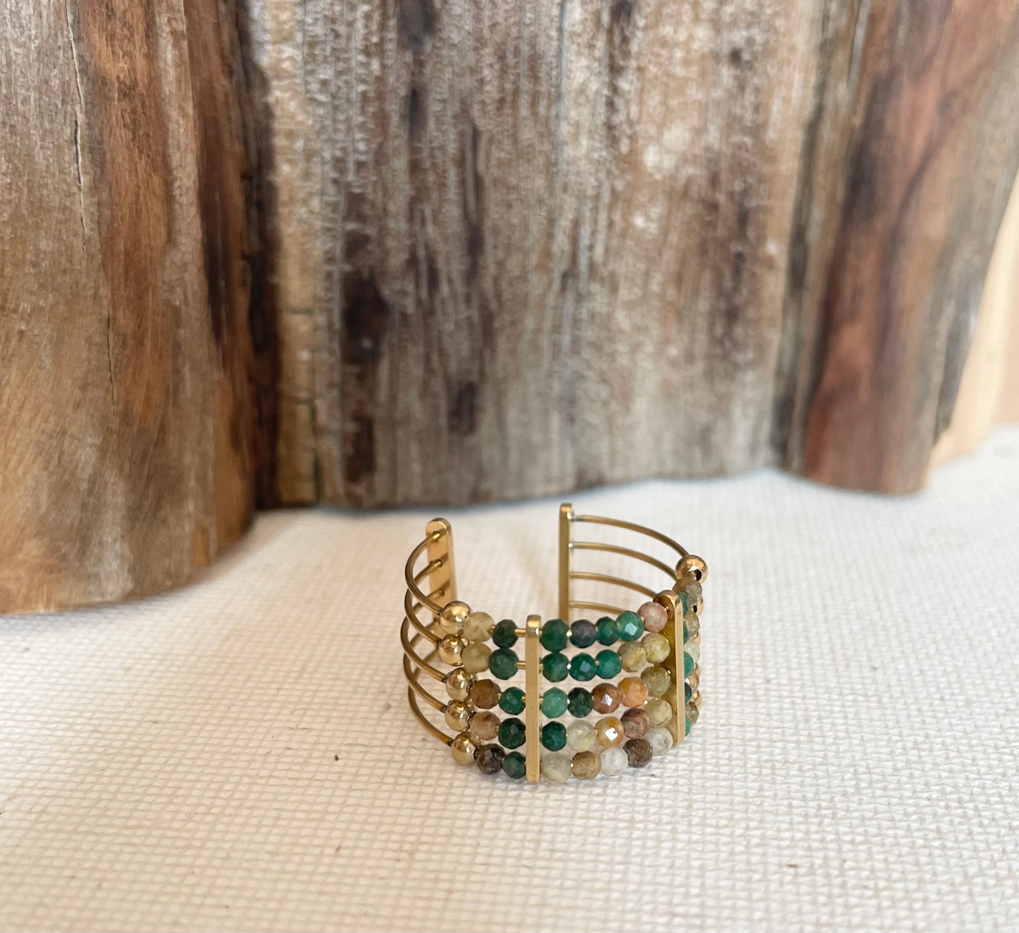 💍 Bague Perles Ajustable 🌿