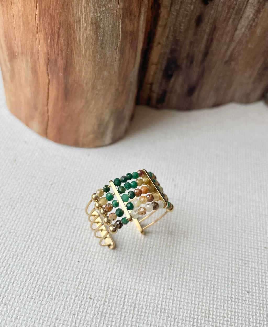 💍 Bague Perles Ajustable 🌿