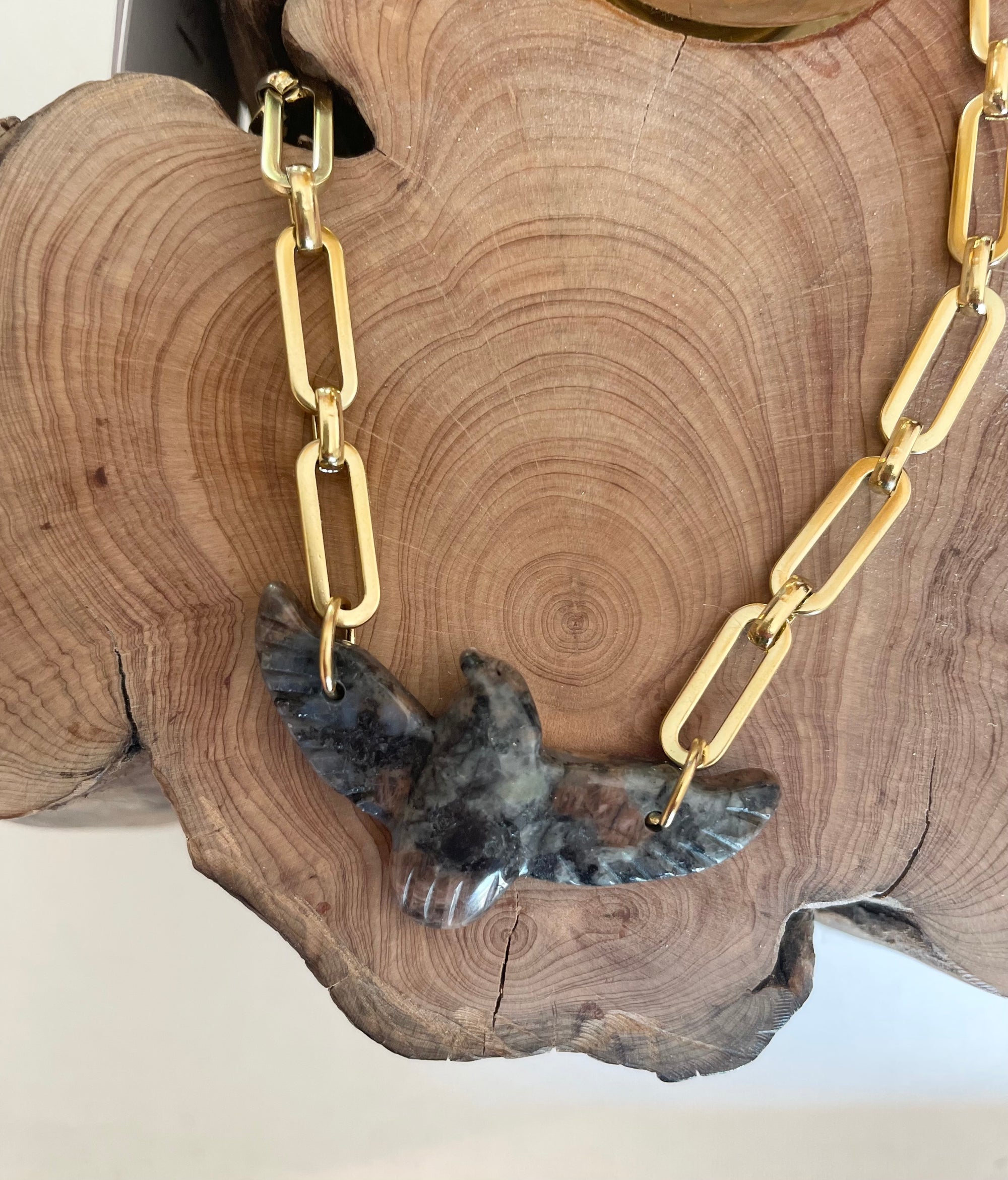 🖤 Collier en Obsidienne 🌑