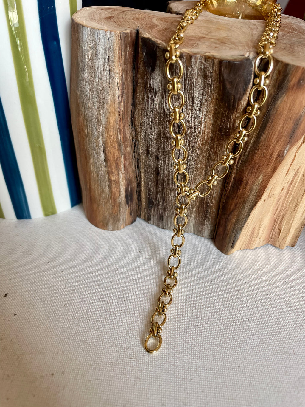 💛 Collier doré long ✨