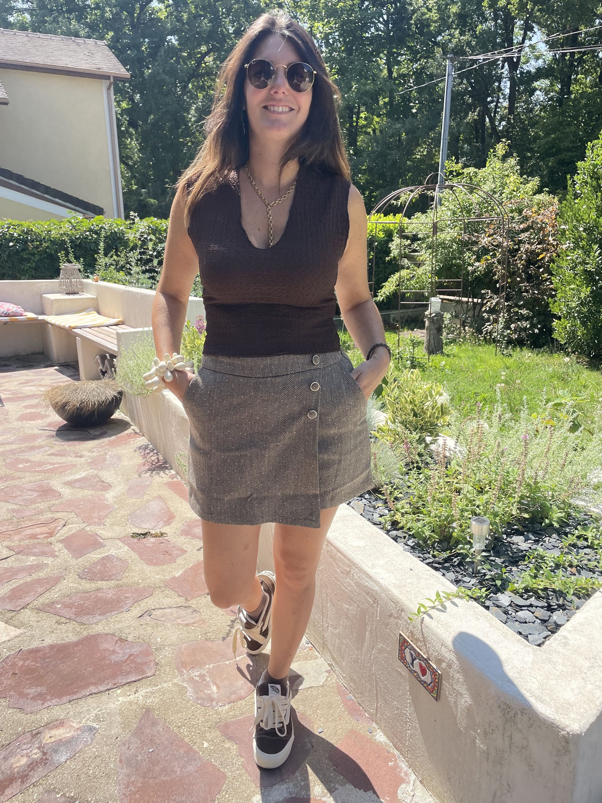 Jupe/Short - Chocolat