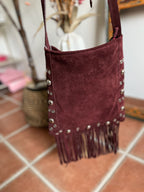 Sac Alba - En cuir Bordeaux