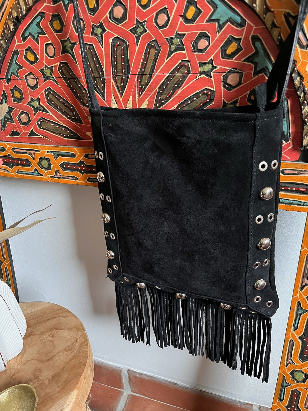 Sac Alba - En cuir noir