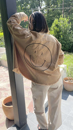 Veste Oversize - Beige en Coton