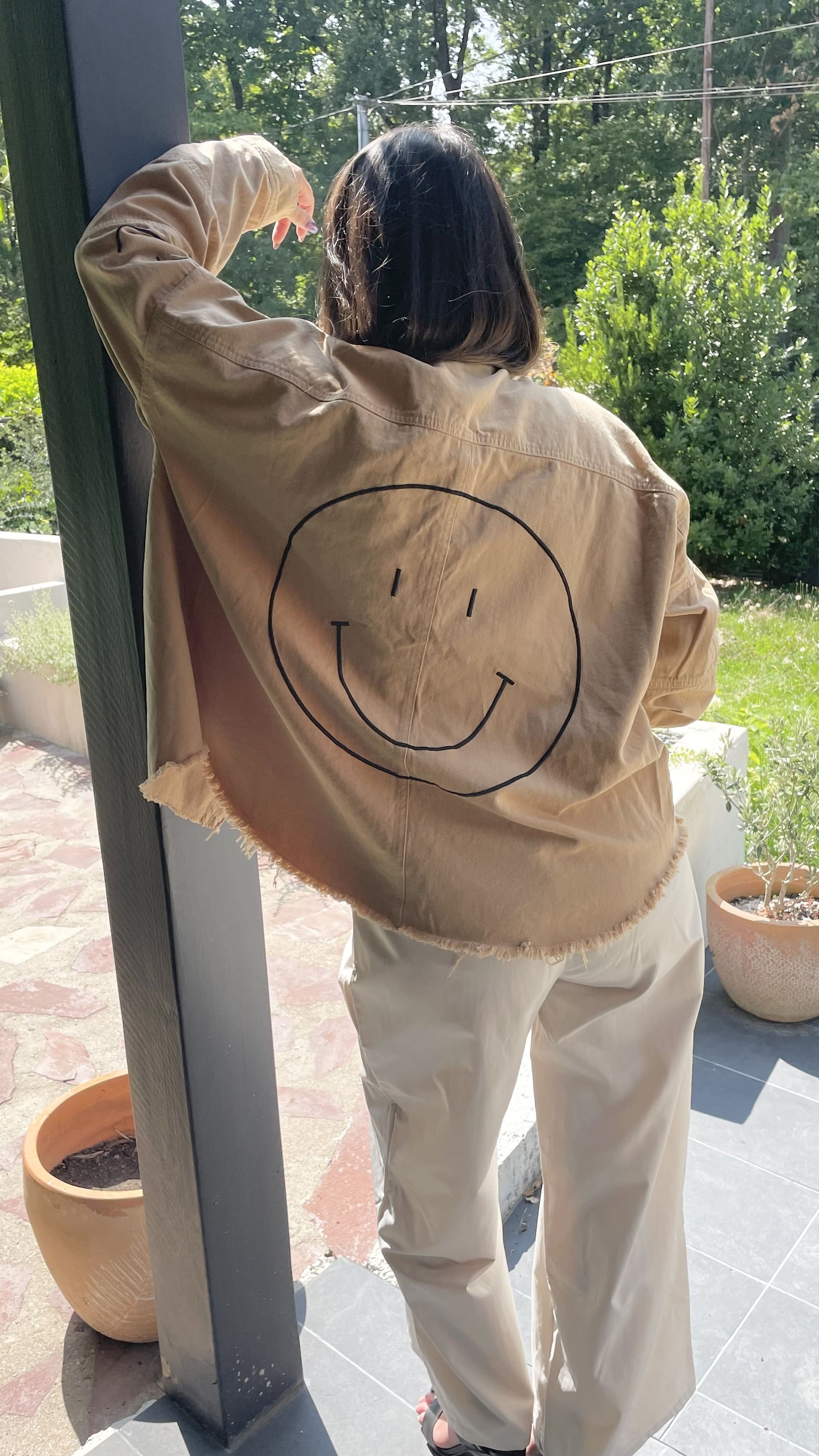 Veste Oversize - Beige en Coton