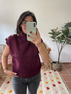 Pull "Hugo" - Bordeaux