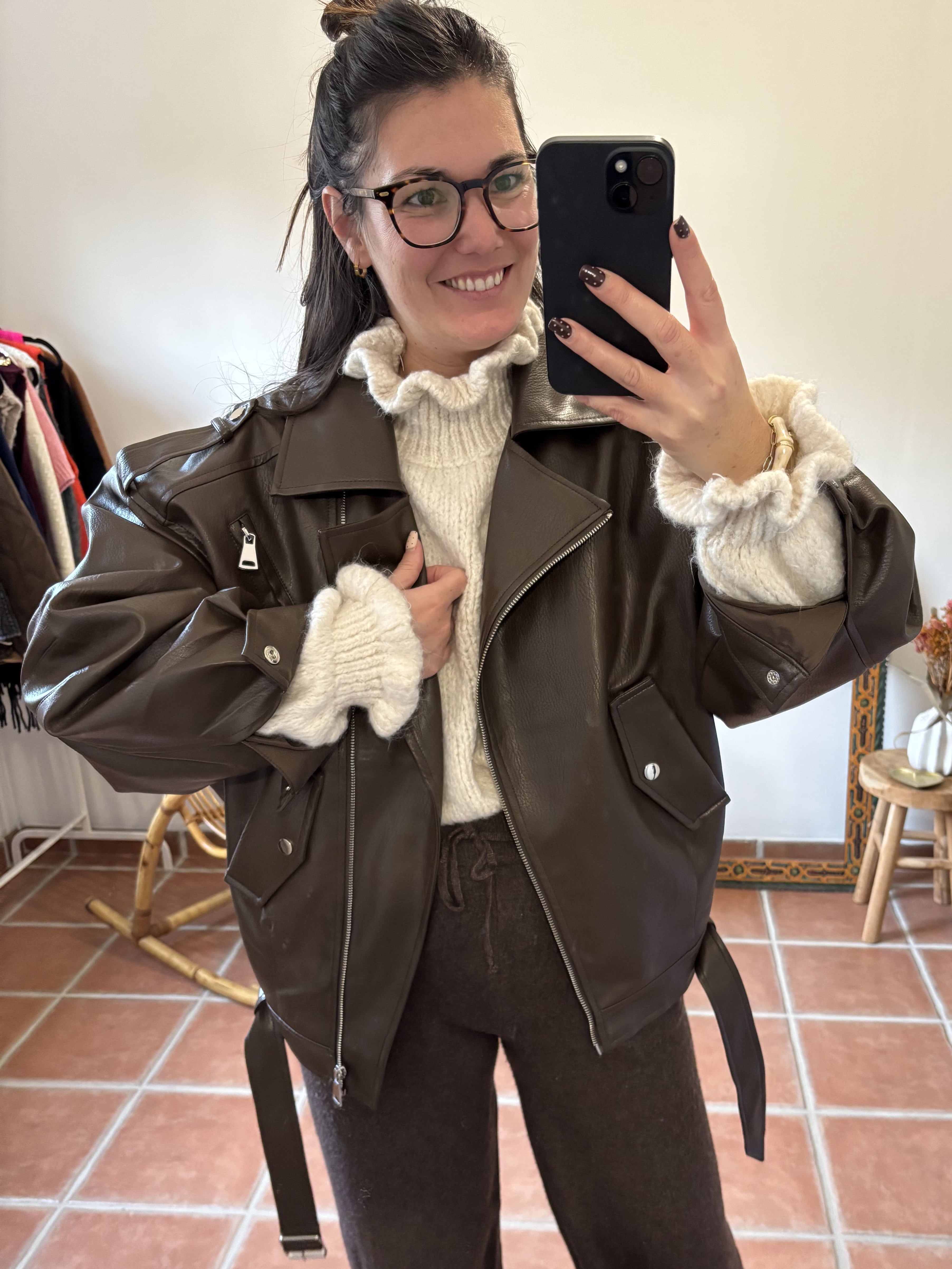 Perfecto oversize - Chocolat