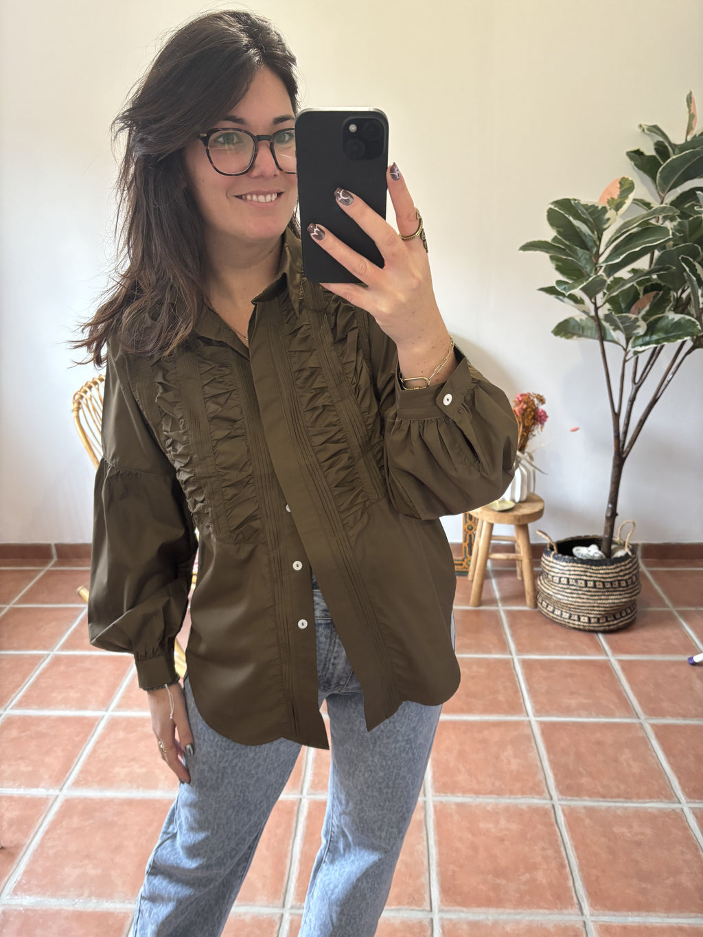 Blouse - Kaki