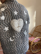 Veste matelassée léopard