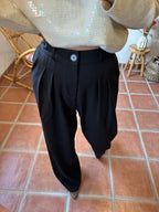 Pantalon de tailleur noir