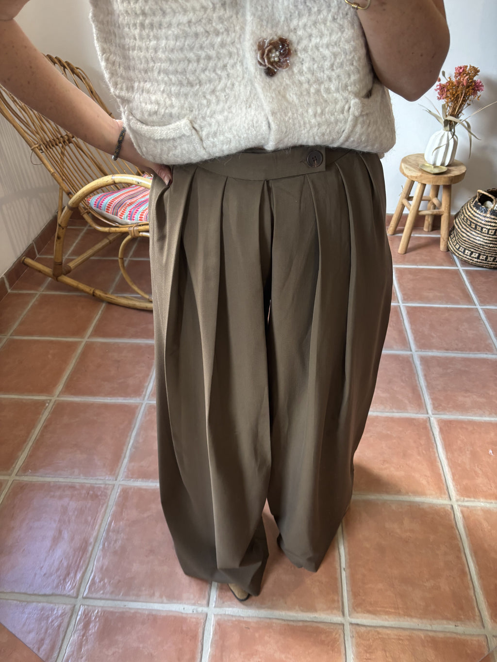 Pantalon fluide de tailleur