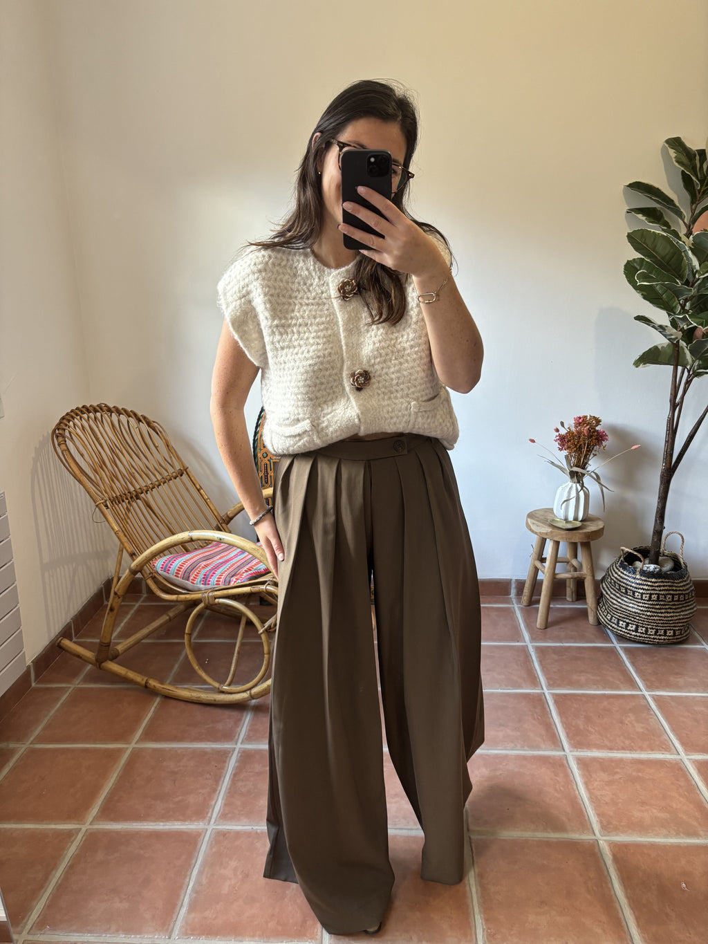 Pantalon fluide de tailleur