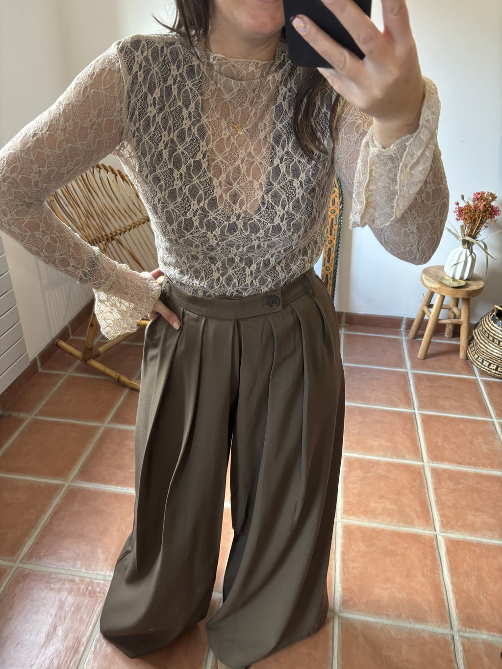 Pantalon fluide de tailleur