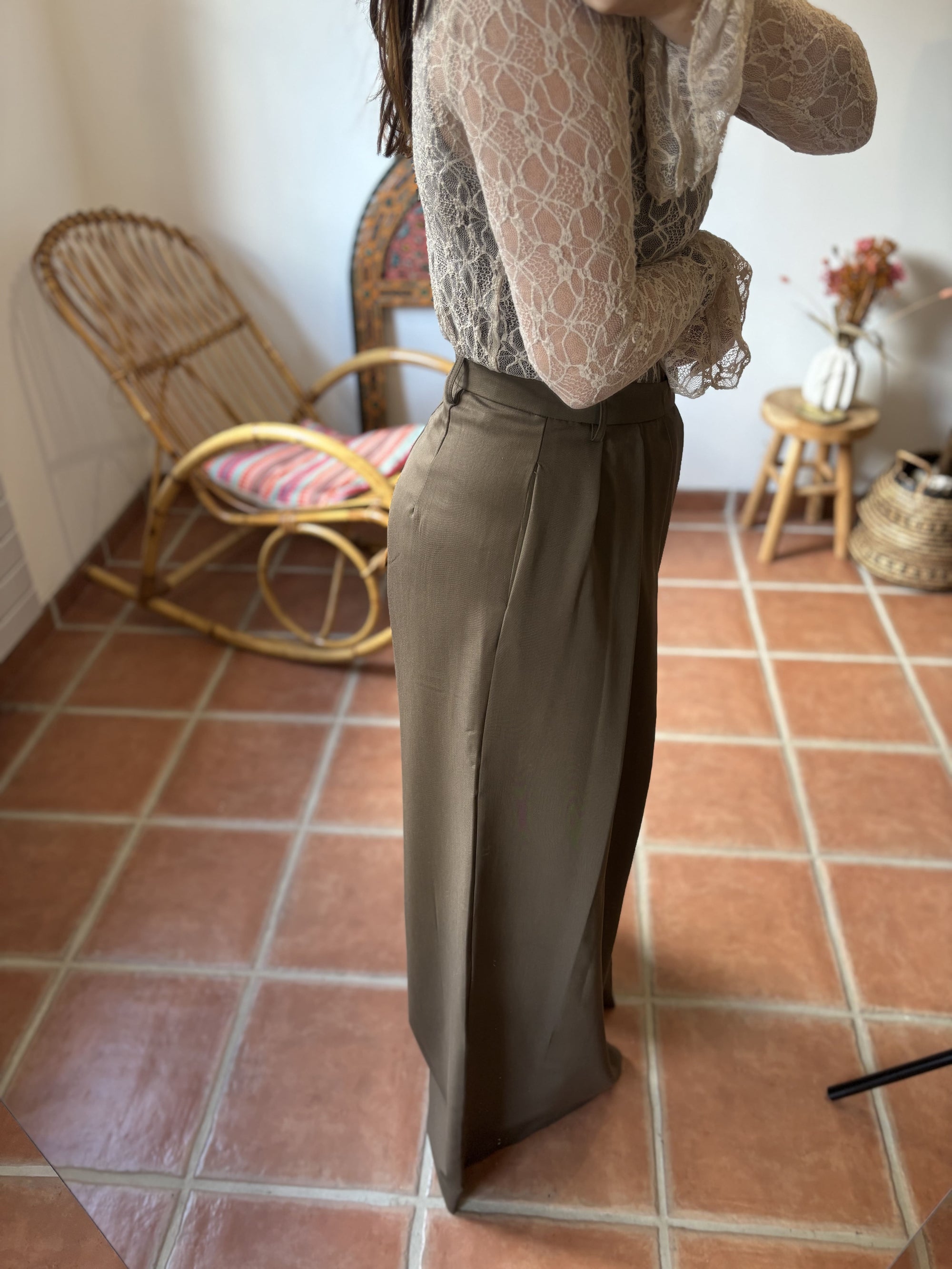 Pantalon fluide de tailleur