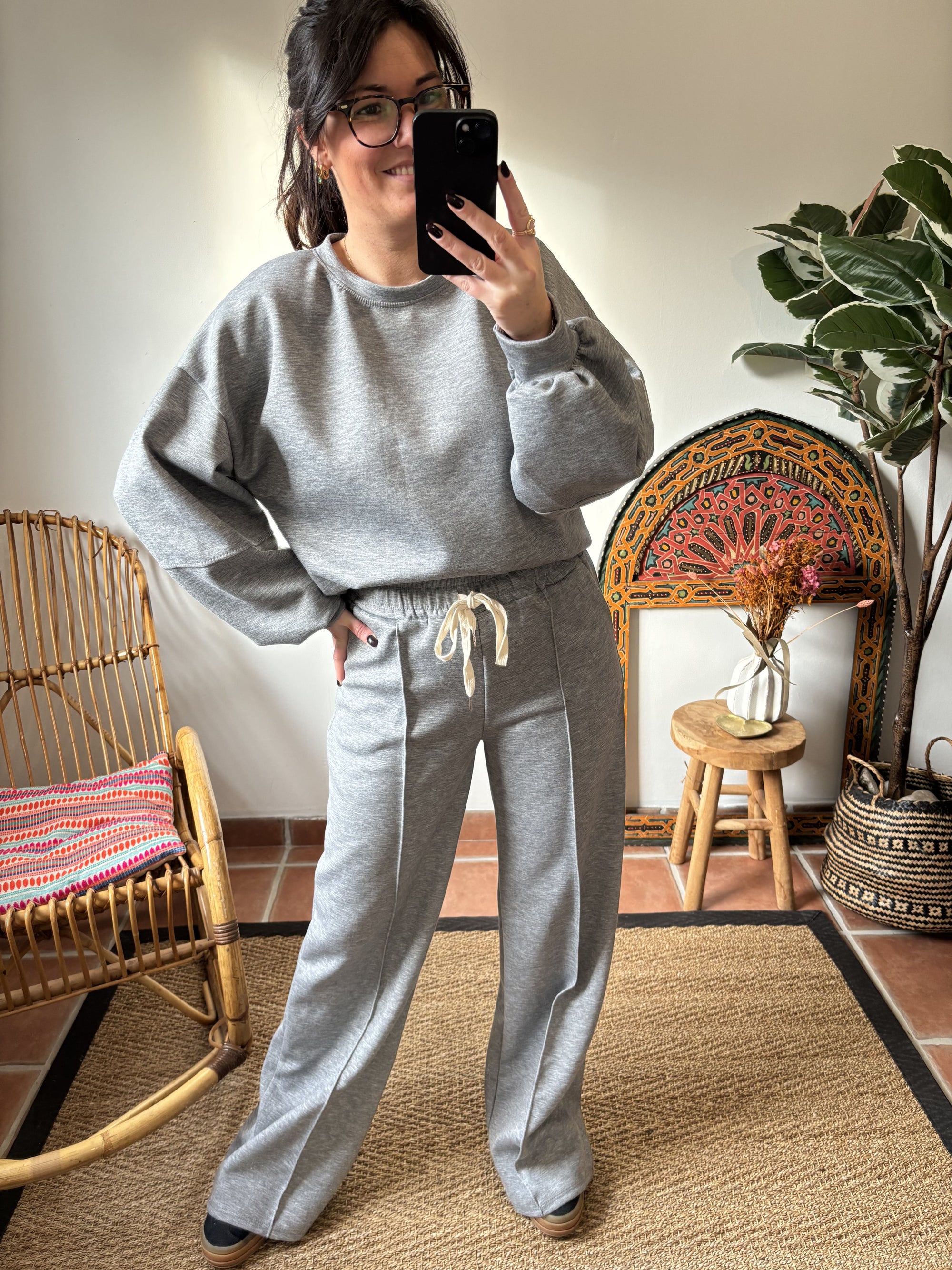 Ensemble de jogging- Gris