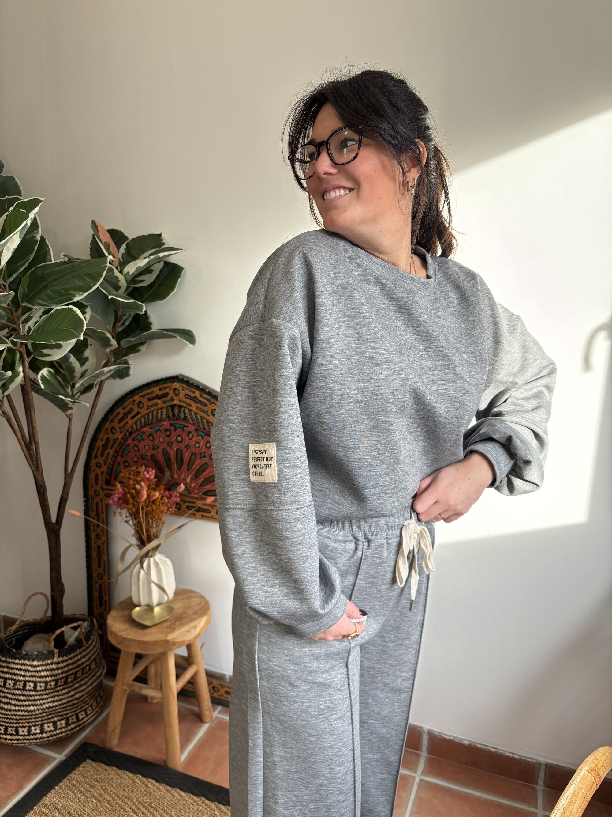 Ensemble de jogging- Gris