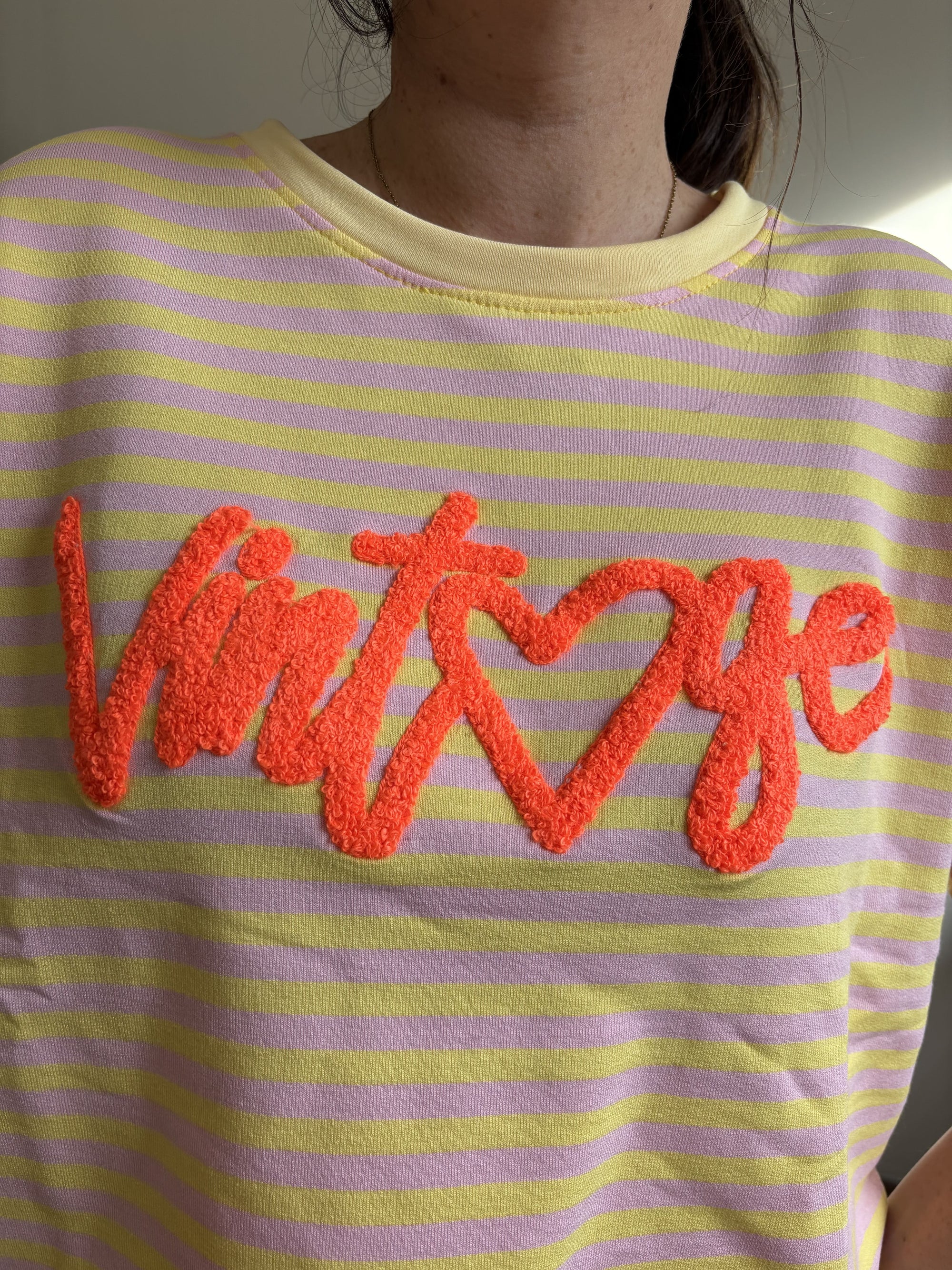 T-shirt Vintage à rayures