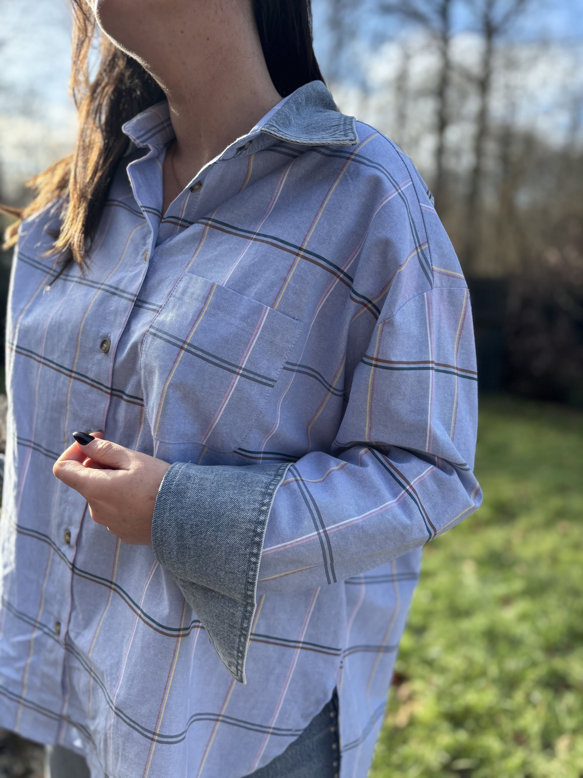 Chemise loose bleu - Denim