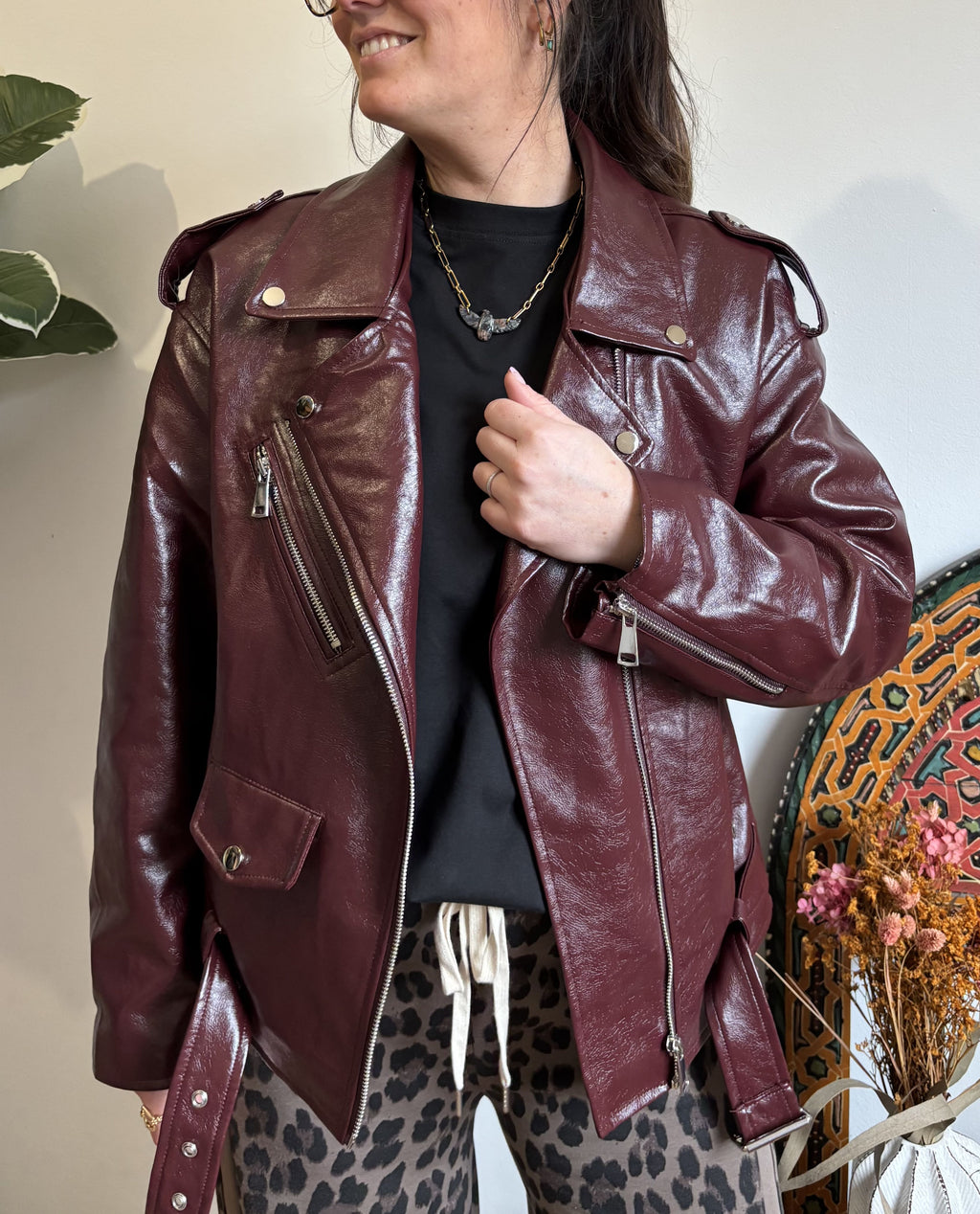 Veste Perfecto - Bordeaux