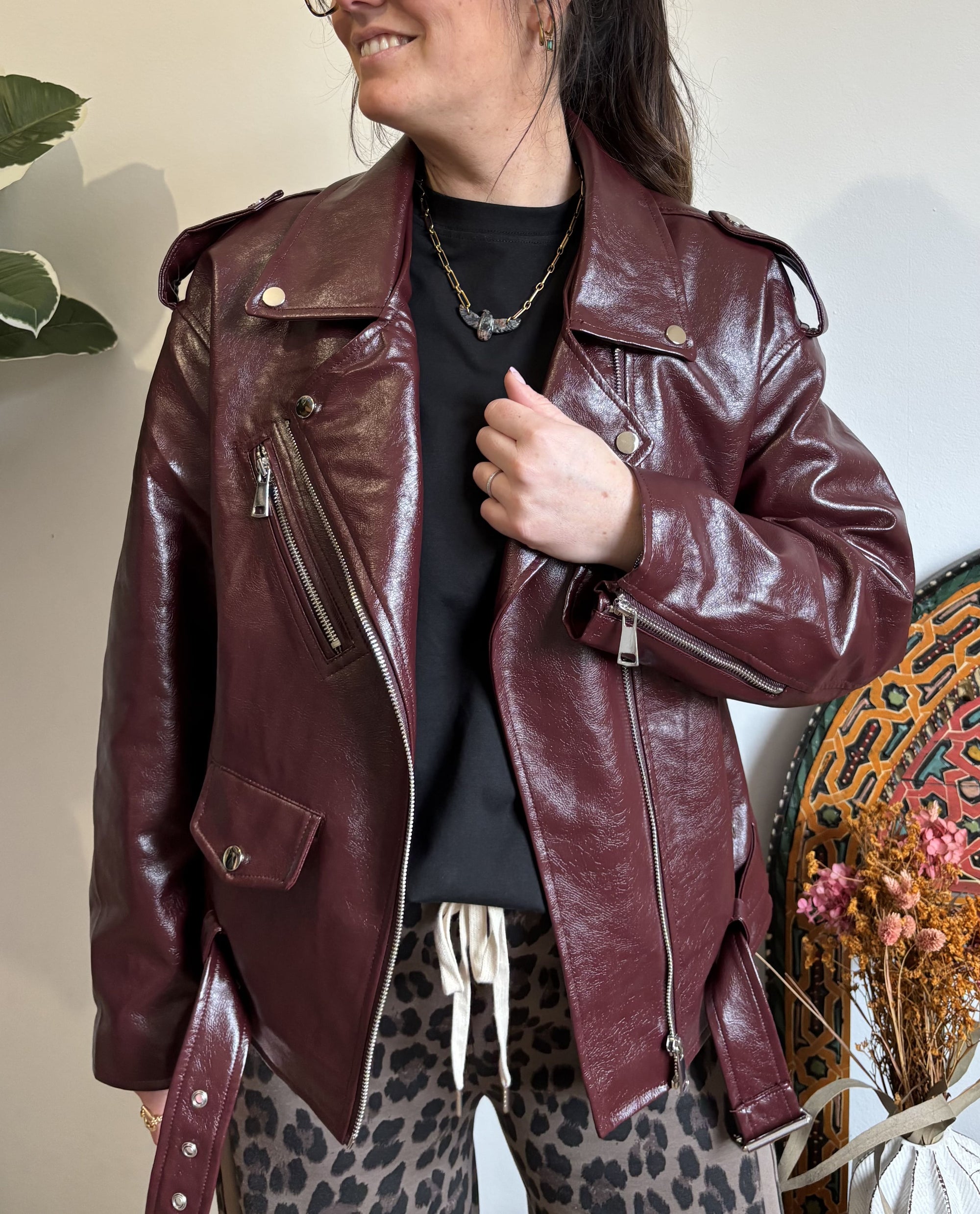 Veste Perfecto - Bordeaux