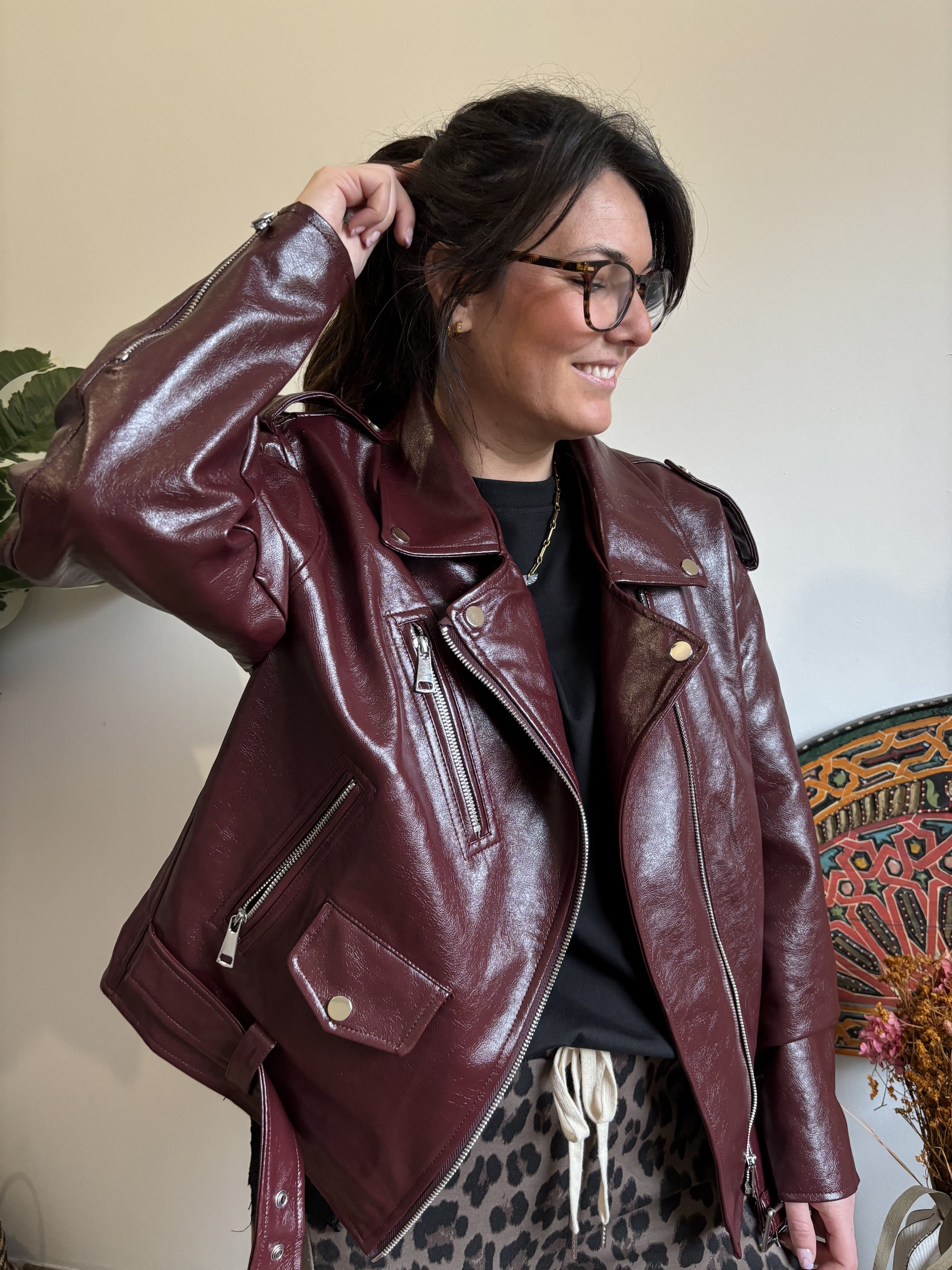 Veste Perfecto - Bordeaux