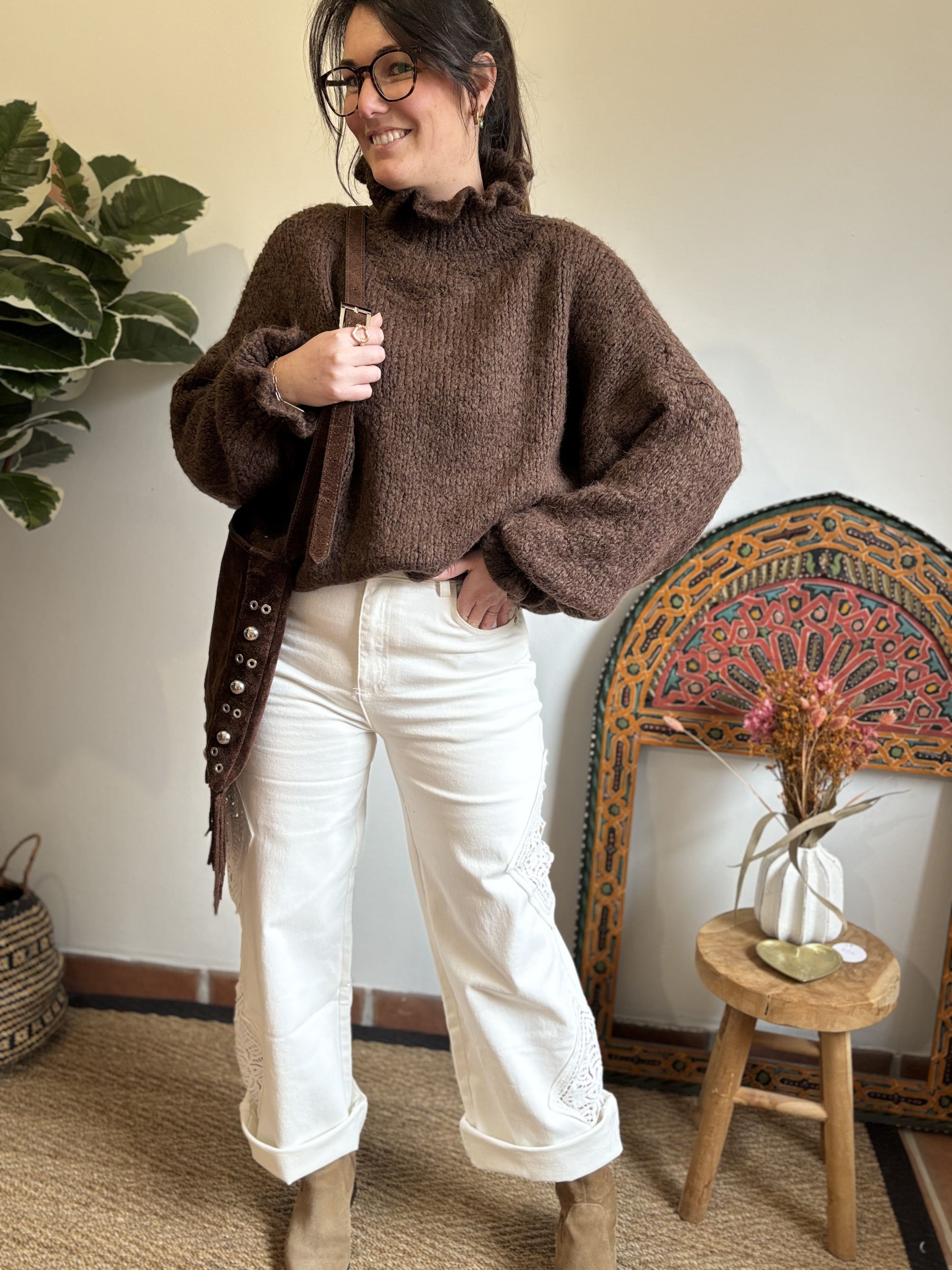 Pantalon crochet - Blanc