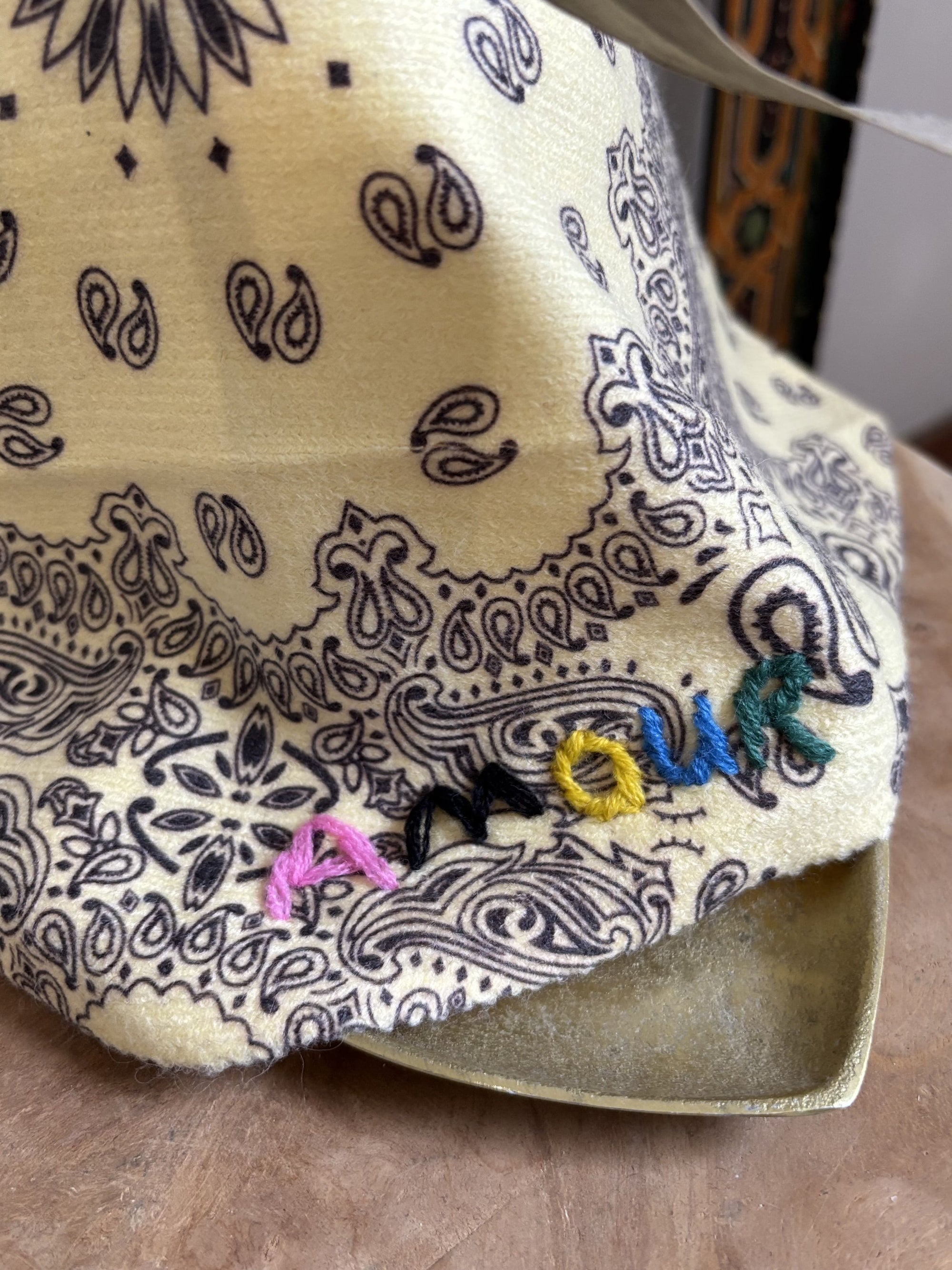 Echarpe Triangle - Bandana jaune