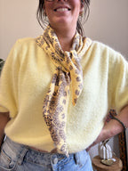 Echarpe Triangle - Bandana jaune