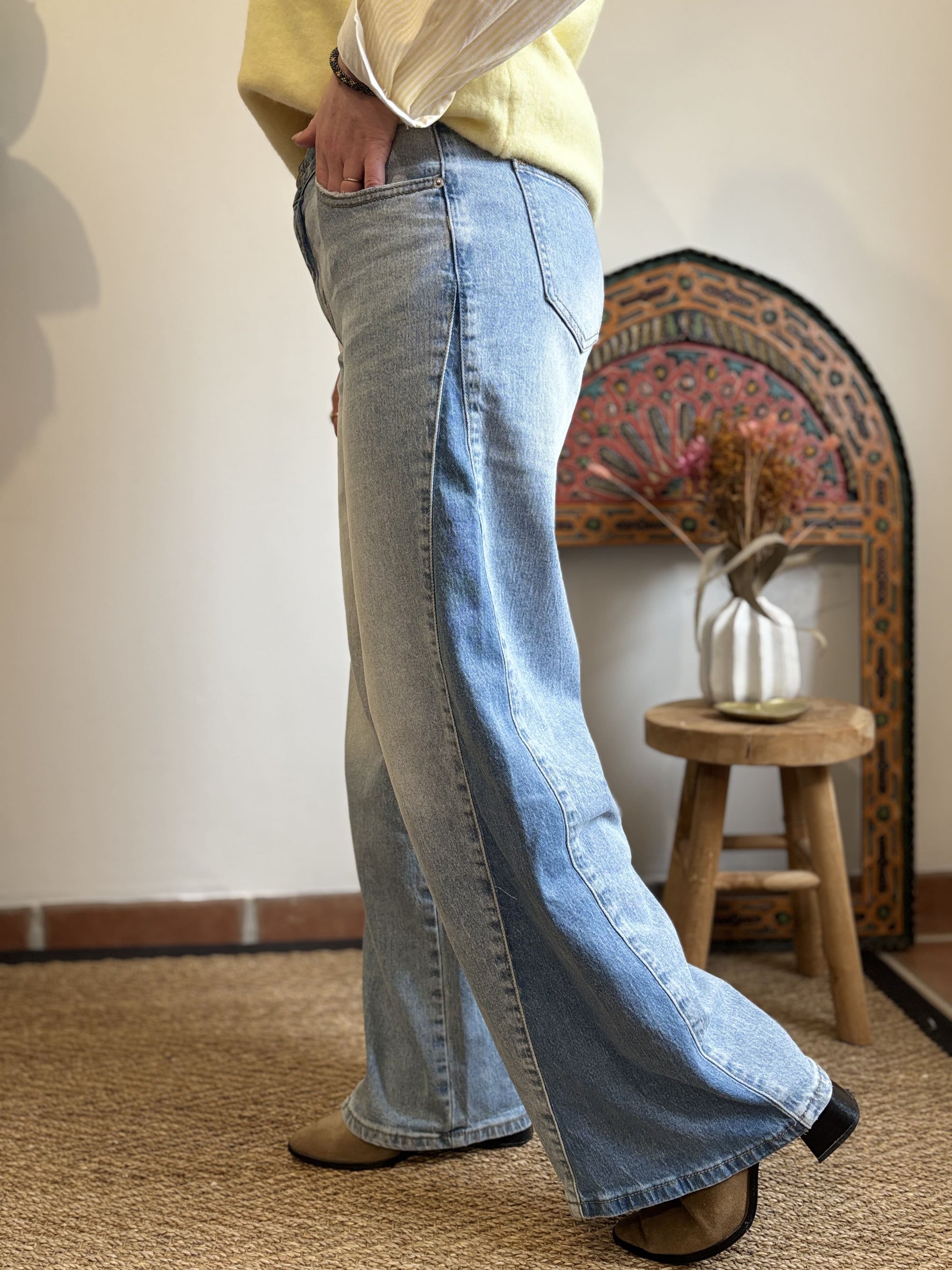 Jean Evasé -  Denim