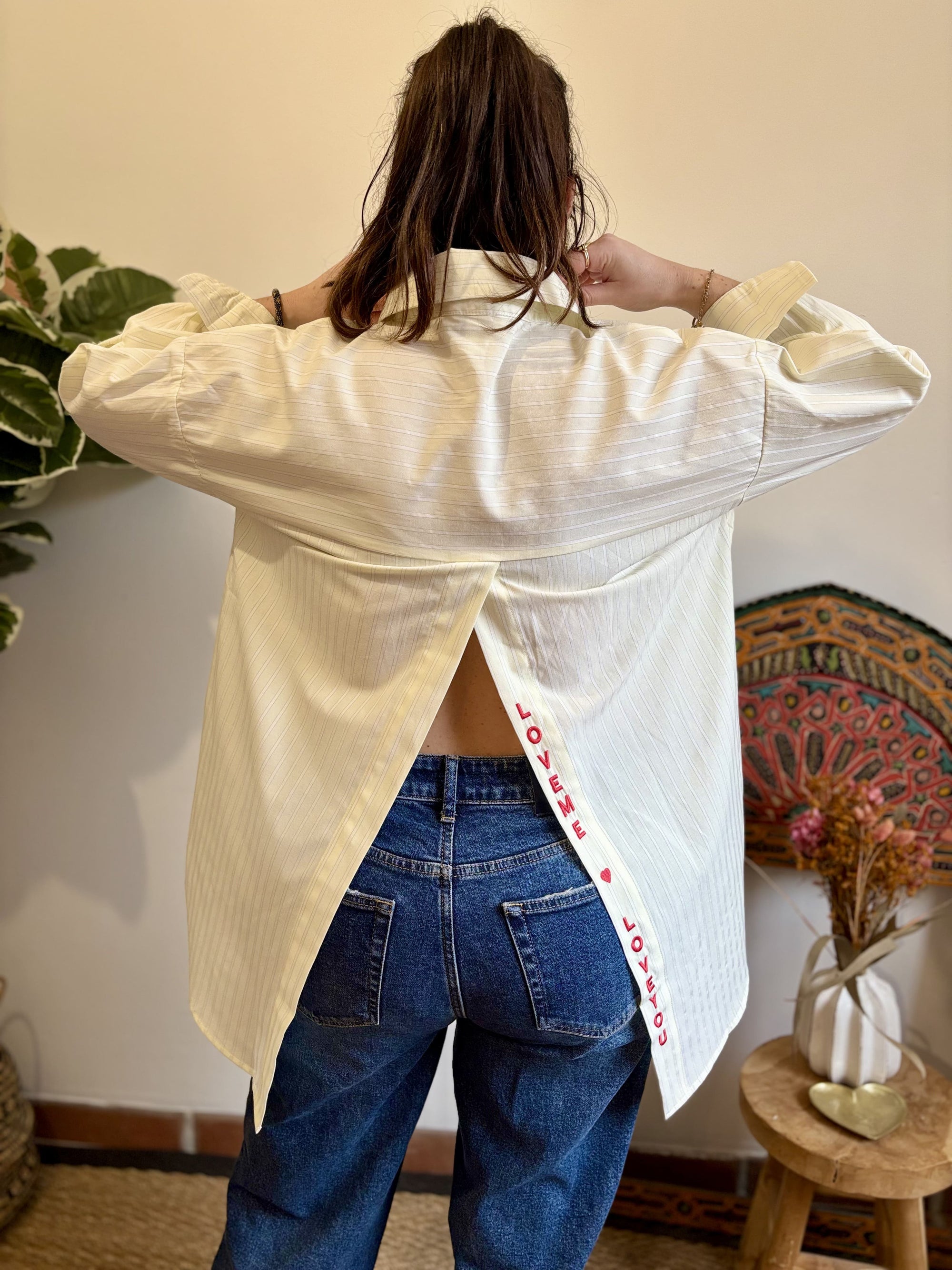Chemise Jaune Rayée - Love