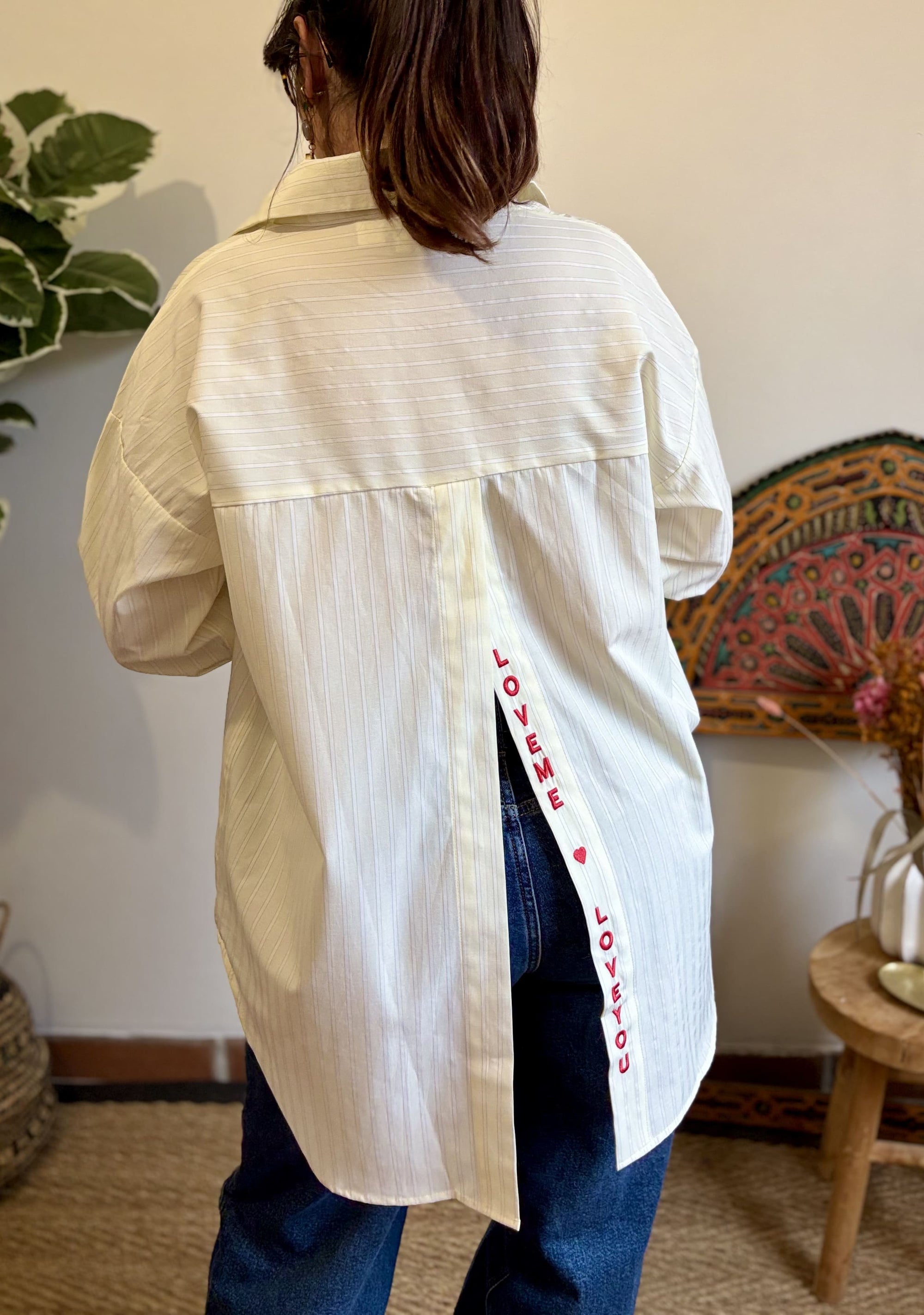 Chemise Jaune Rayée - Love