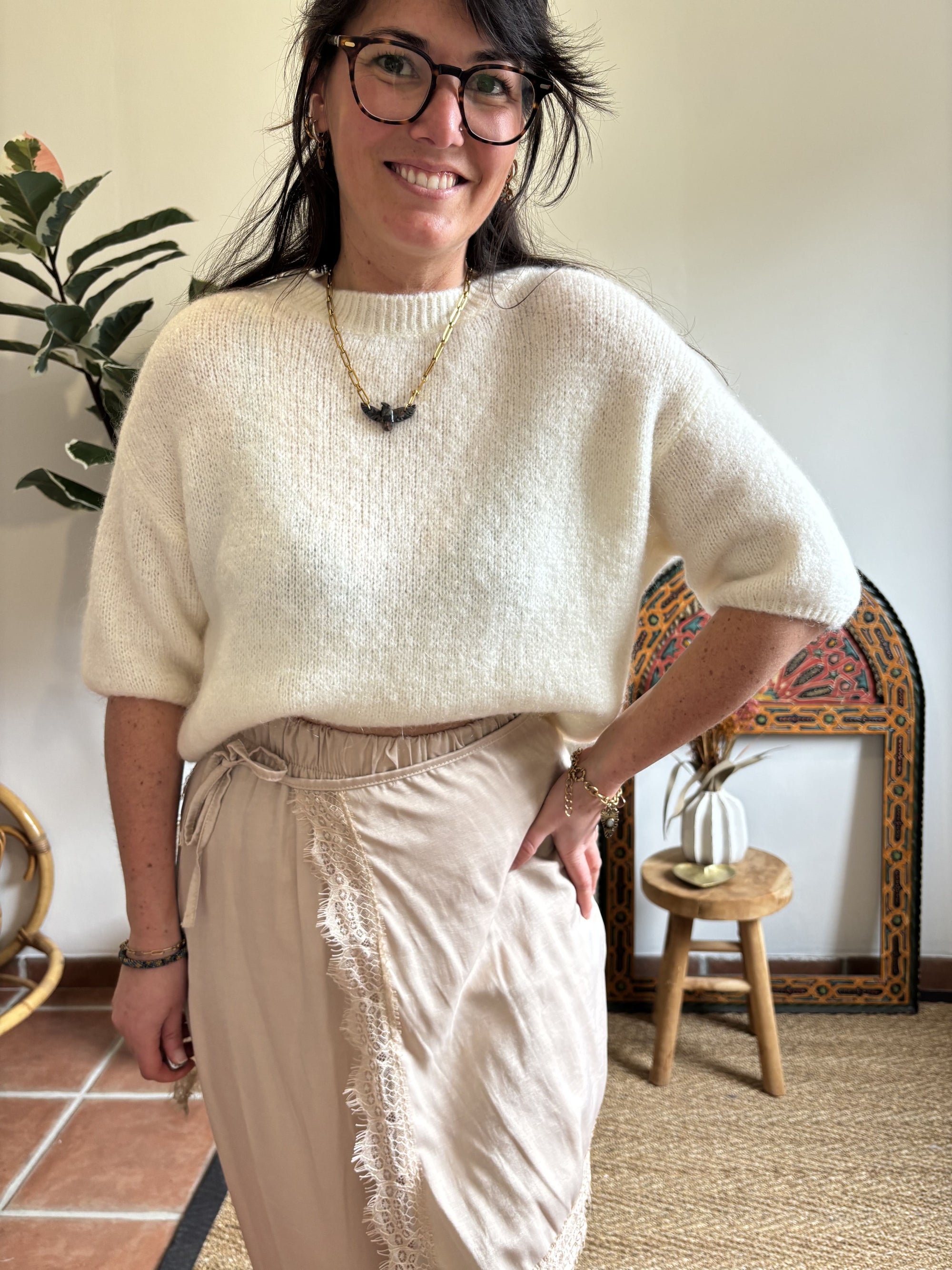 Pull manches courtes