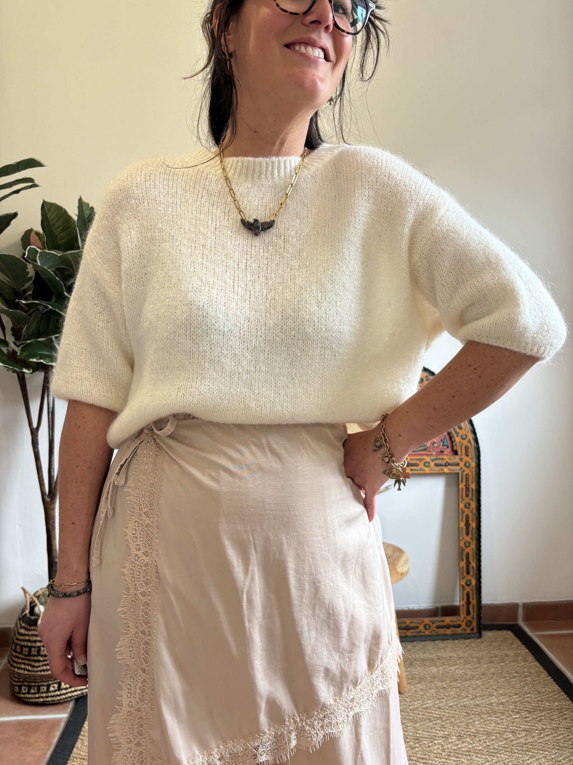 Pull manches courtes