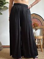 Pantalon à dentelle - Noir