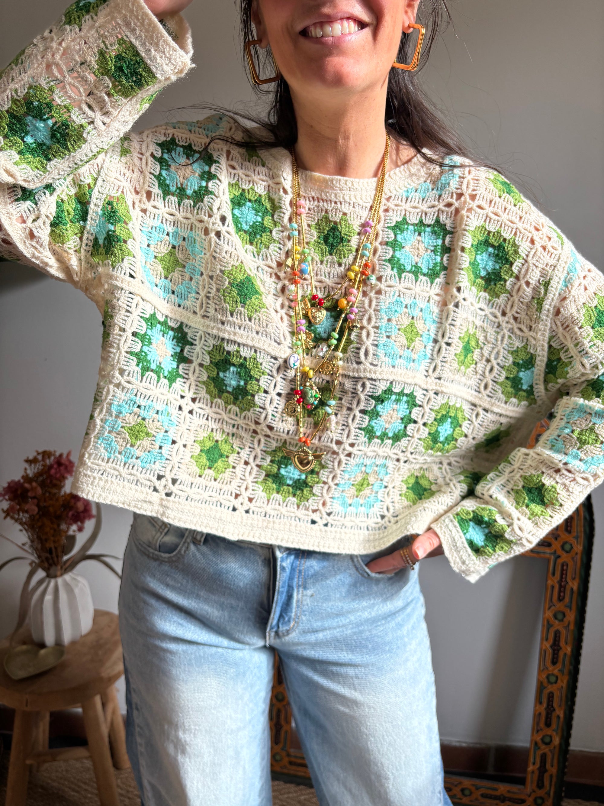 Le Top en crochet Lila