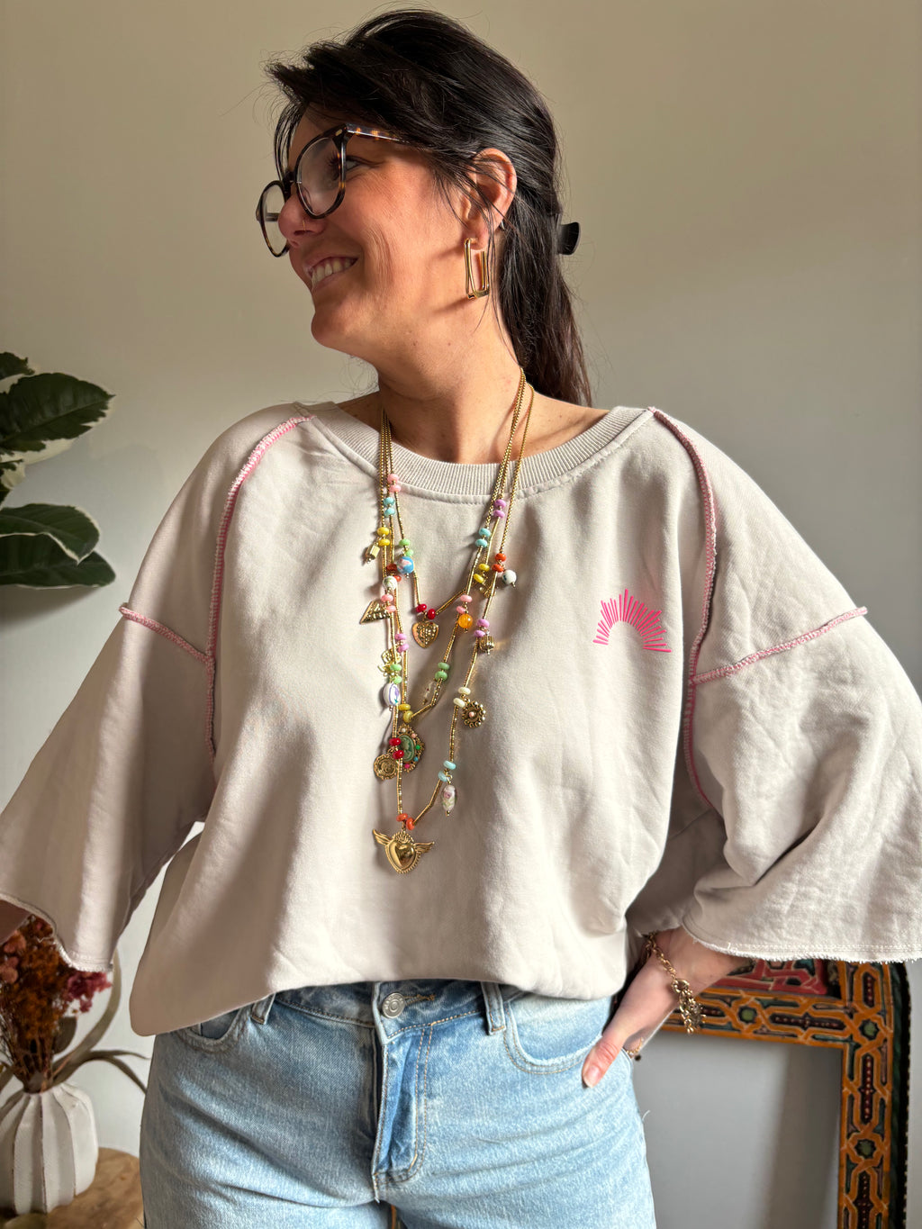 Le sweat Elia - Beige
