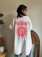 La chemise longue Tara - Blanche