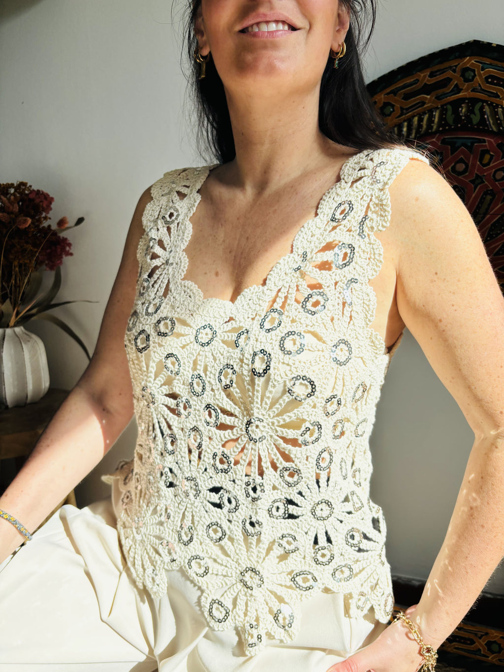 Le débardeur en crochet Sasha
