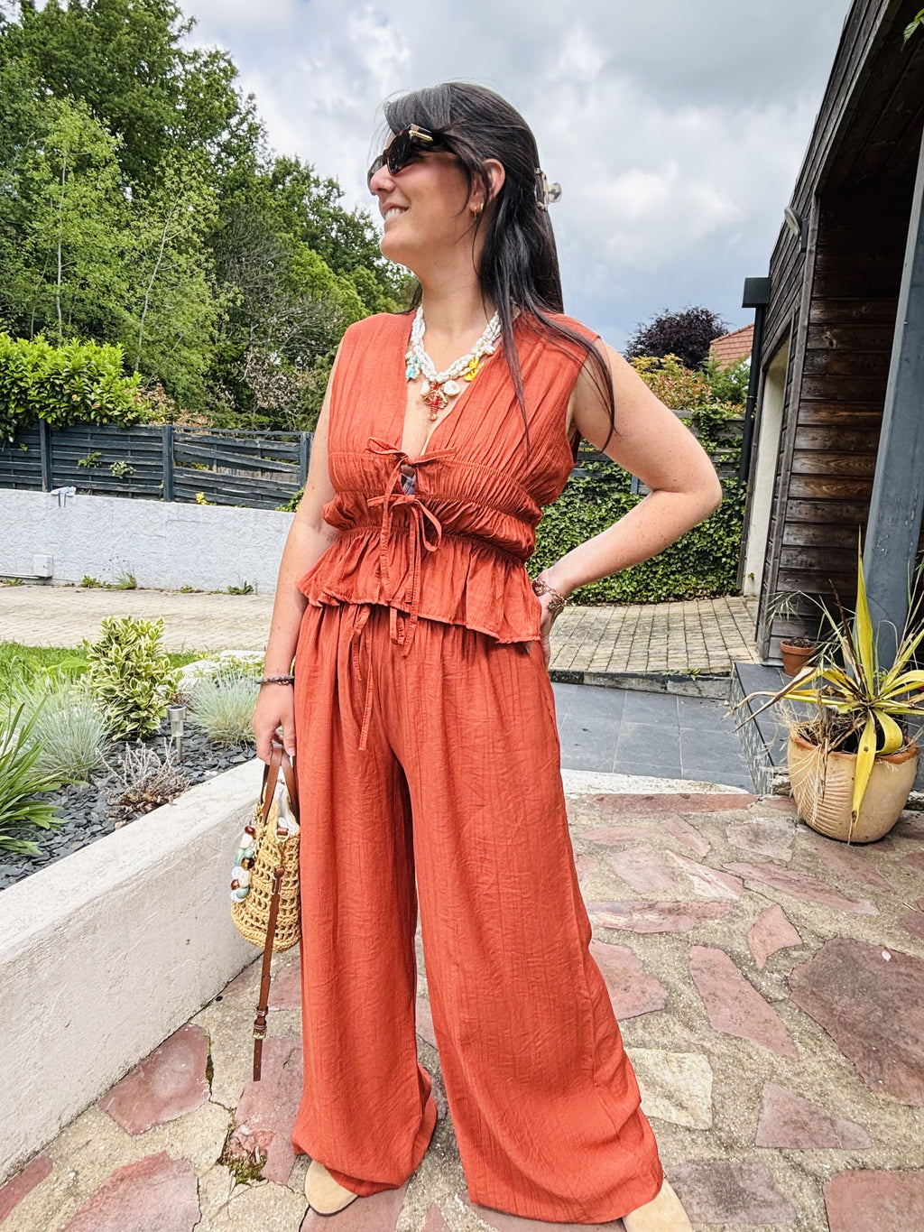 Ensemble Calista – Terracotta Sunset 🧡