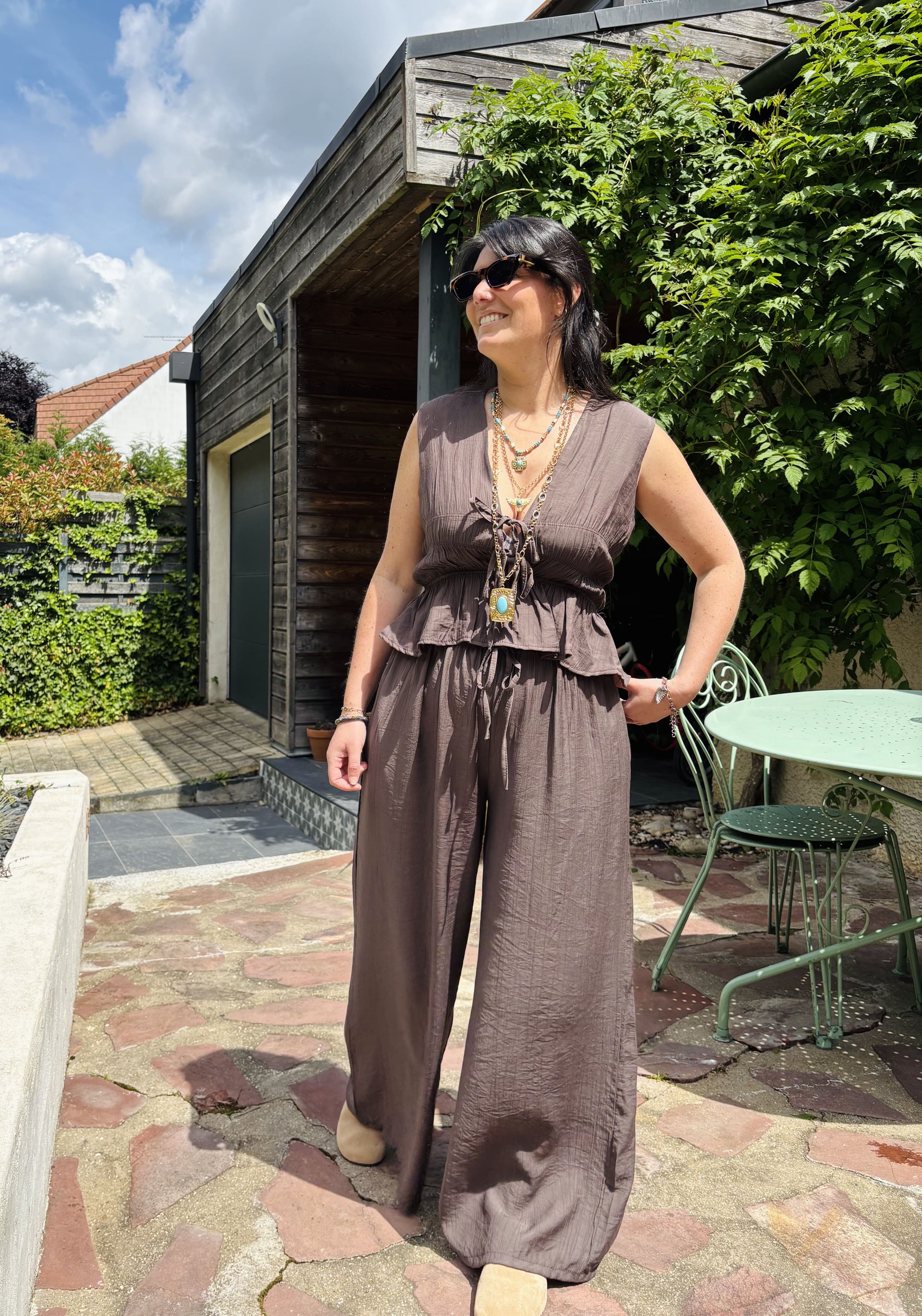 Ensemble Calista – Marron Moka 🤎