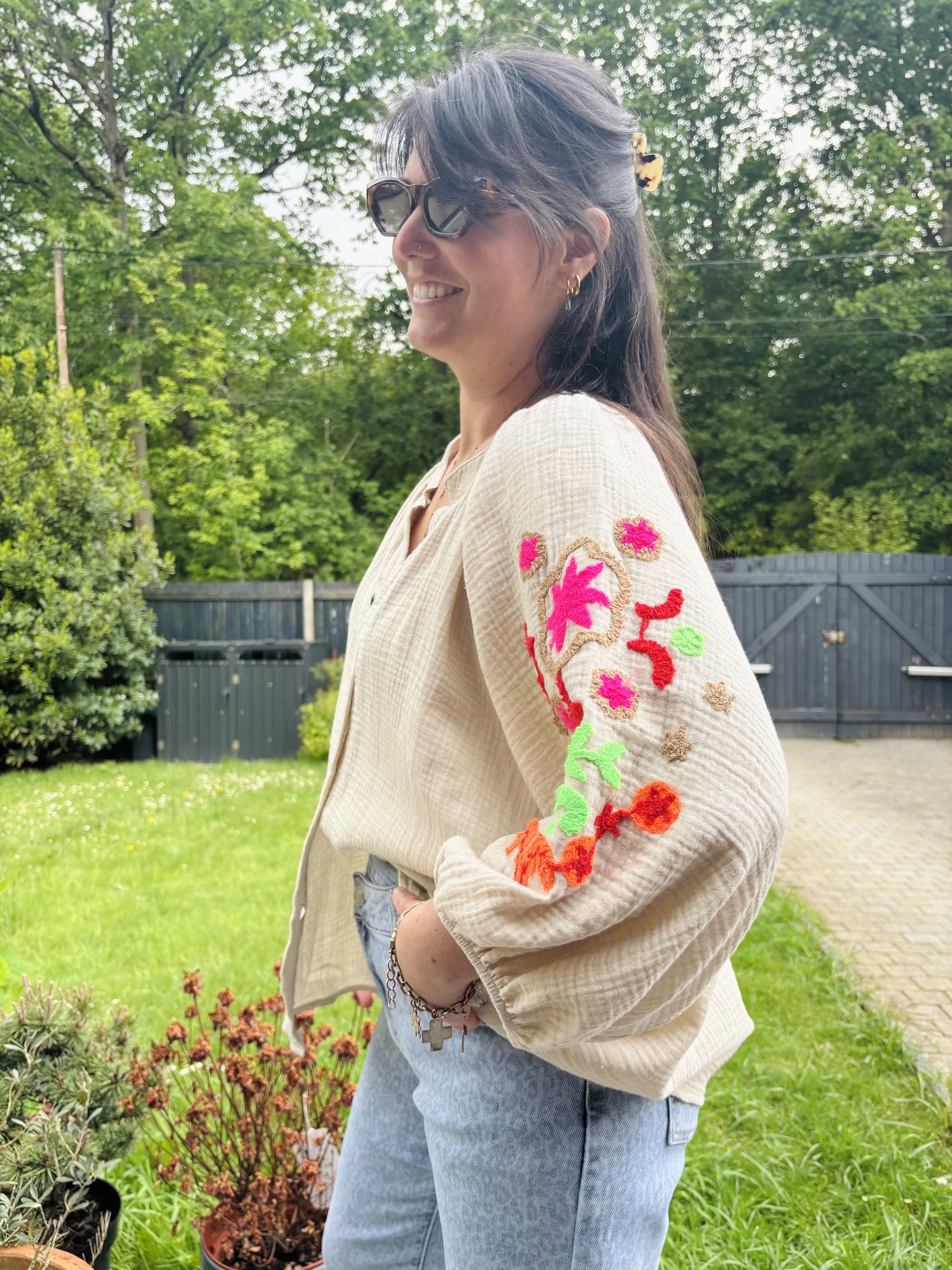 Blouse Paloma – Beige Sable 🤍