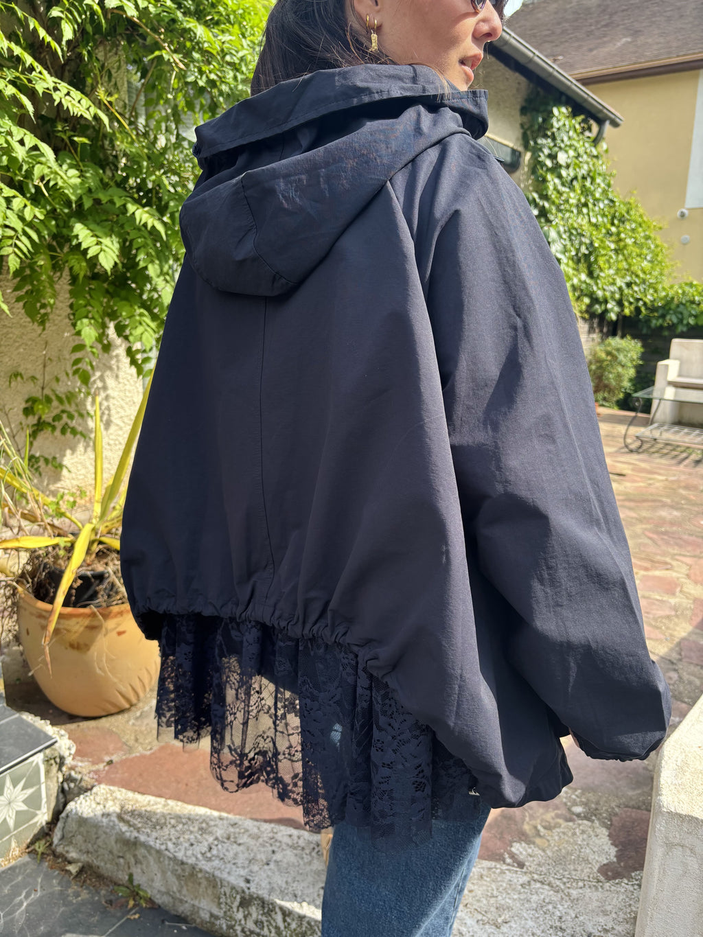 Veste imperméable – Bleu Navy 🌊